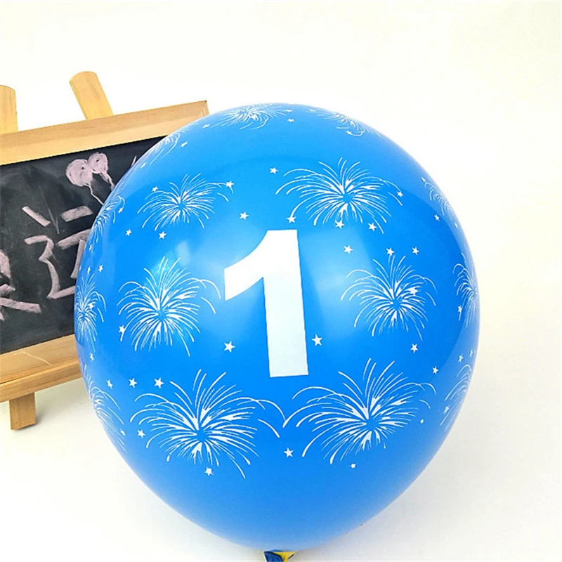 Счастливый День рождения украшения номер латексные шары гелий для вечеринки