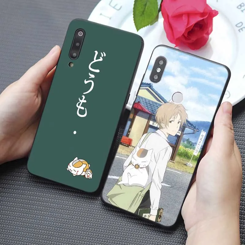 Мягкий силиконовый чехол для телефона xiaomi mi 9 pro 9t se 8 pocophone f1 x 3 Anime Natsume's Book Of Friends |