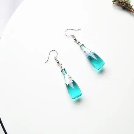 Earrings Fashion 3UMeter индивидуальные серьги модные летние серьги Милые простые серьги женские серьги в виде бутылок - Окраска металла: Earrings Fashion