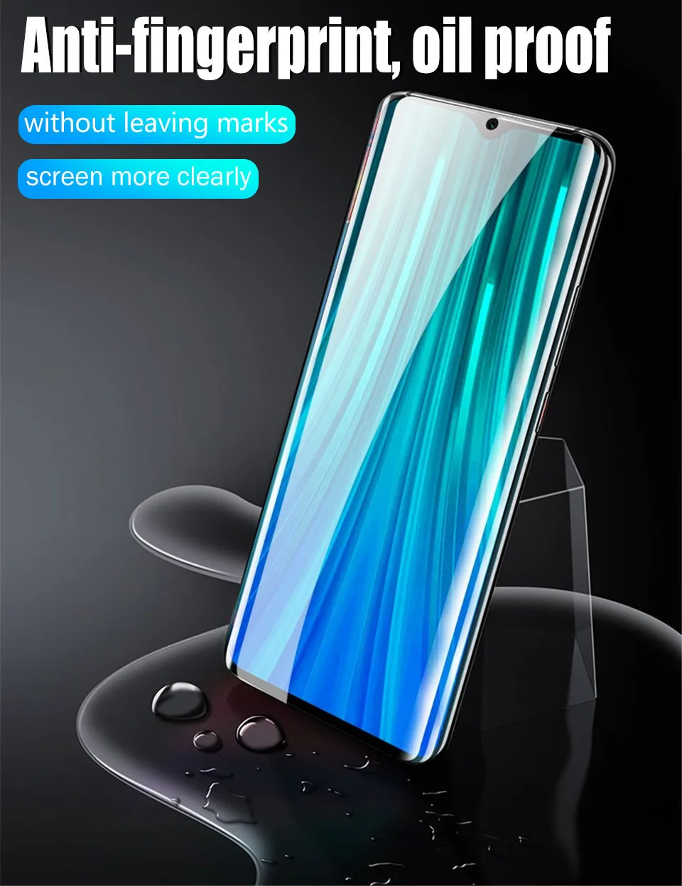 35D полное покрытие Гидрогелевая пленка для Xiaomi Redmi Note 5 6 10 7 8T 8 Pro Защита экрана для Redmi 9T 8A 7A 6A мягкая пленка не стекло