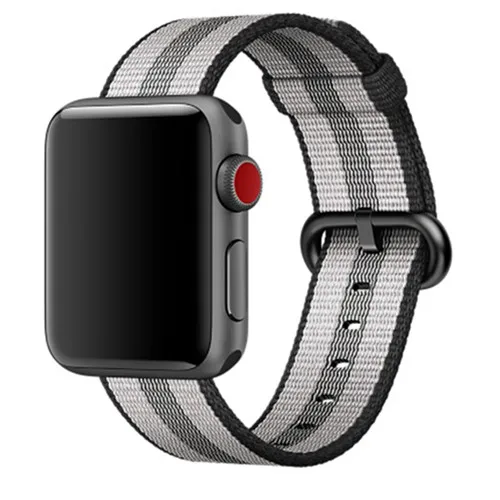 27 Ремешок Nato для apple watch, ремешок для apple watch 5, 4, 3, ремешок 44 мм, 40 мм, iwatch, ремешок 42 мм, 38 мм, плетеный нейлоновый браслет pulseira correa - Цвет ремешка: 27