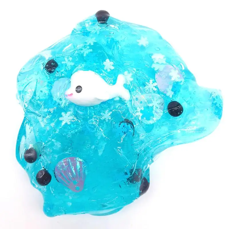 

1pc Children's Clear Kawaii Clay Transparent Plasticine Cute Crystal Purity Fish Shape Ocean Modeling Clay For Baby Kids Gift