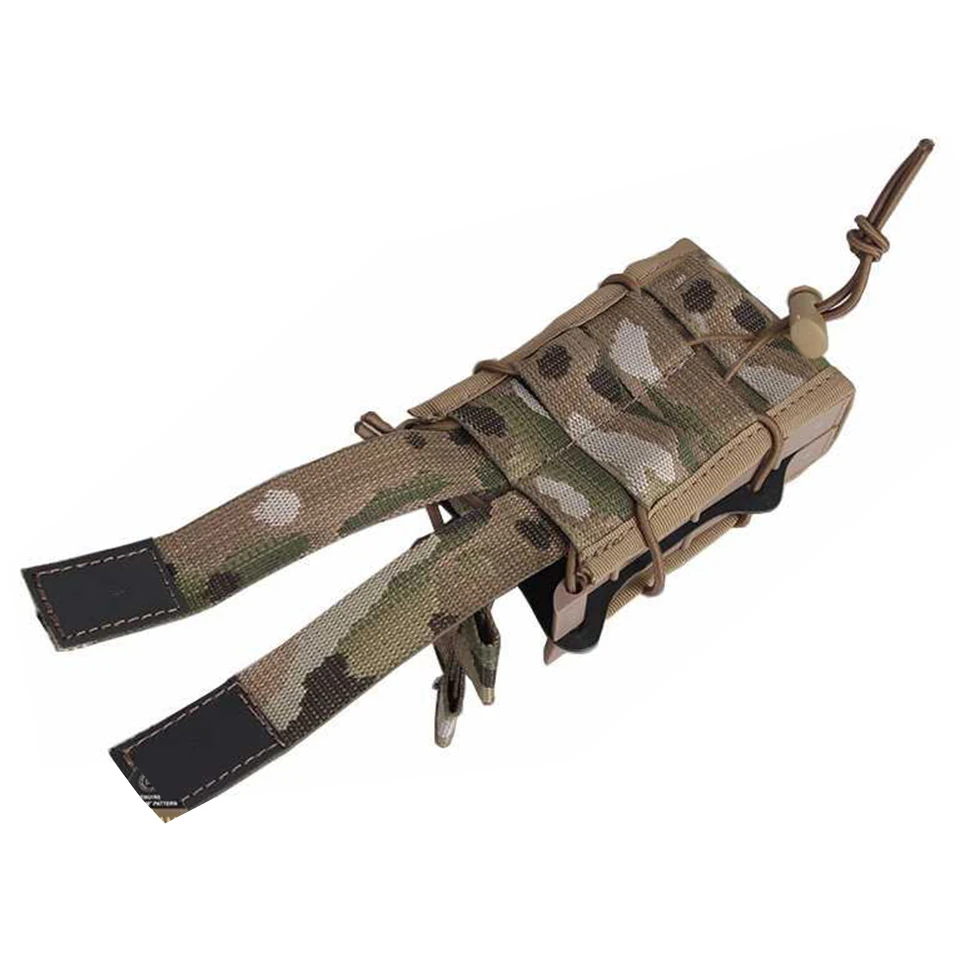 Emerson модульная двойная винтовка 5 56 M4 M16 AR15 SR52 P-MAGS M1A1 G3 сумка для журнала Emersongear MOLLE