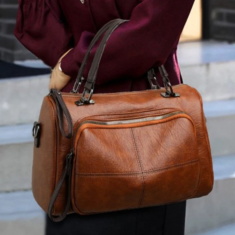 

Totes Bags Women Large Capacity Handbags for Lady 2022 PU Shoulder Messenger Bag Female Fashion Daily Totes