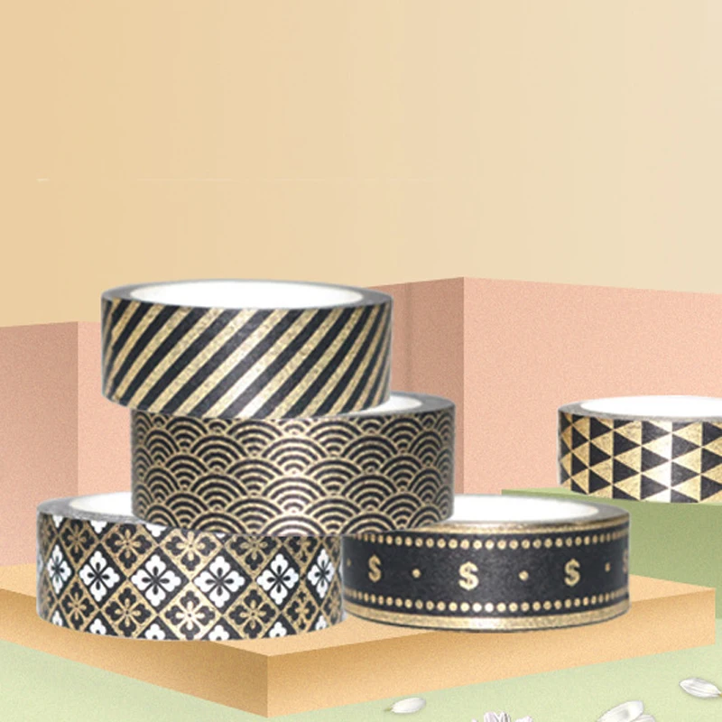 

10 Rolls Washi Tape Scrapbook Tape for DIY Decorative Craft Gift Wrapping Scrapbooking Craft Supplies