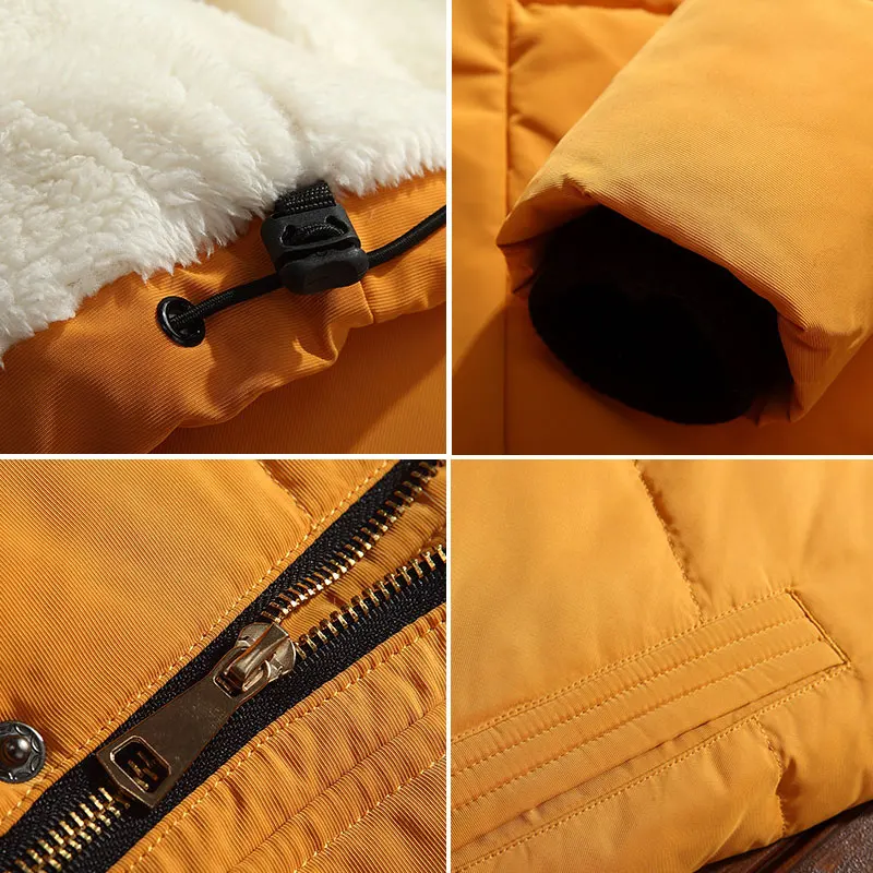 2019 Зимний пуховик зеленого цвета в армейском стиле длинная куртка Корейском