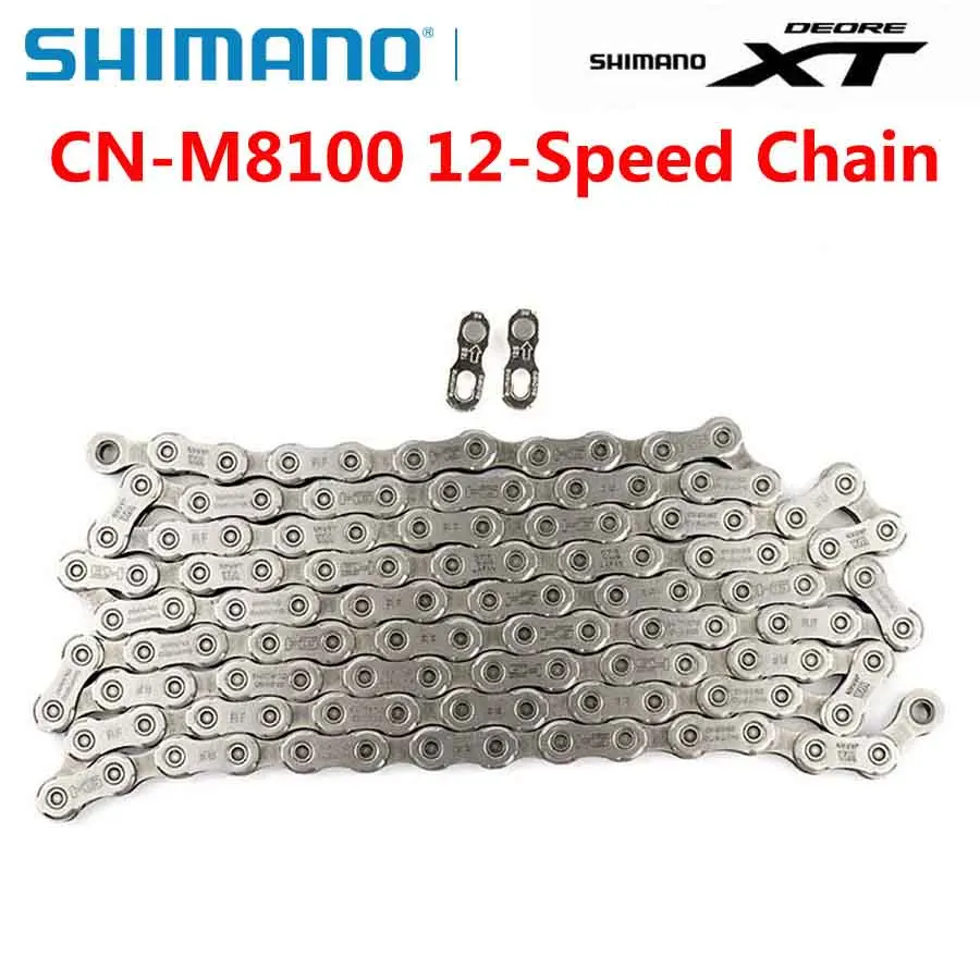 SHIMANO Deoer XT CN M8100 цепь 12-скоростной горный велосипед велосипедная 116L CN-M8100 MTB 12S для