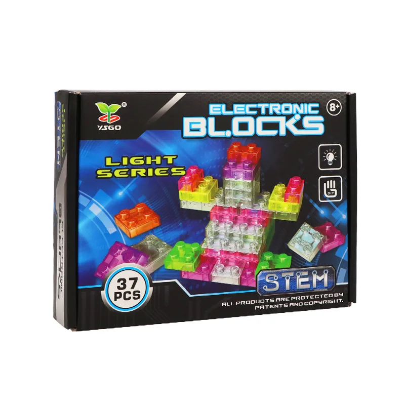 Электронные Конструкторы строительные блоки дизайнерские наборы для детей