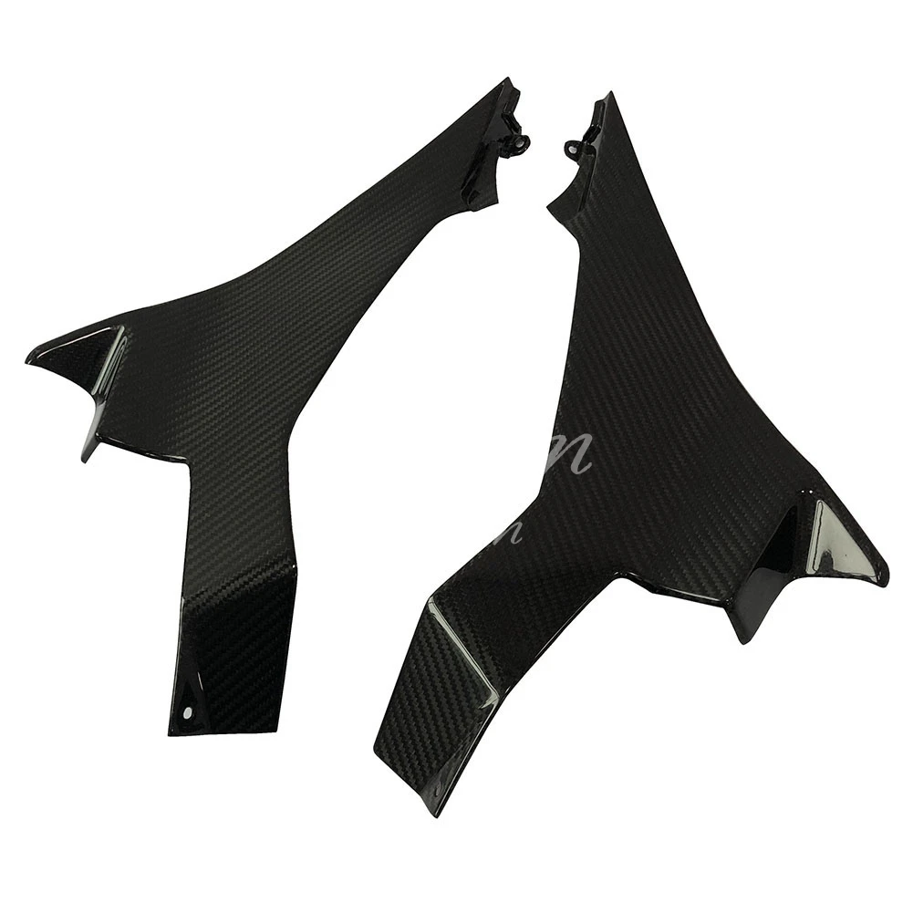 

6 Pieces Side Fairing Upper & Lower Left and Right Real 100% Carbon Fiber Fit for 2018 2019 Kawasaki Ninja 400
