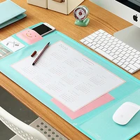 new product multifunctional oversized computer desk pad mouse pad storage bag student writing board office storage desk mat
