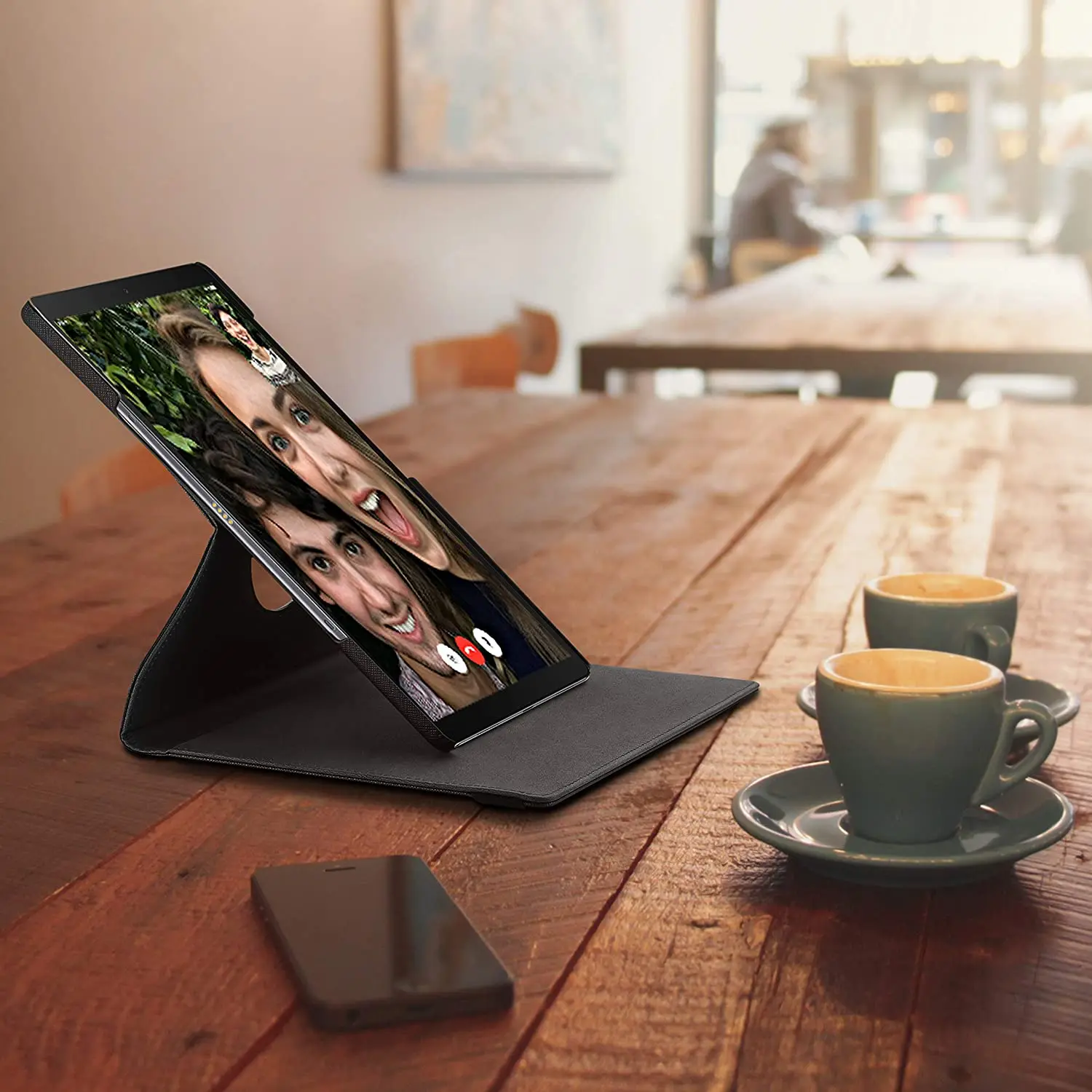 Чехол EasyAcc для Samsung Galaxy Tab S5e защитный флип-чехол из искусственной кожи с поворотом