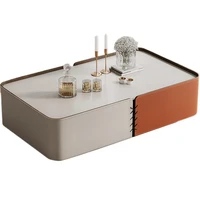 modern light luxury creative coffee table italian style minimalist square complete coffee table