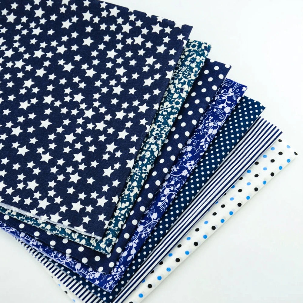 Booksew 7 шт. хлопчатобумажная простая ткань точки белые цветы стильные Поделки