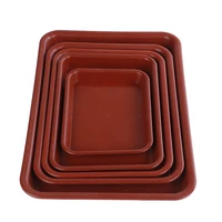 1pc sand balcony flower pots tray for plastic rectangle flower pots tray suitable plant saucer