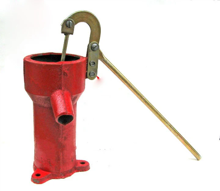 Ручной насос для скважин масляный ручной чугунный глубокий толстый и прочный |