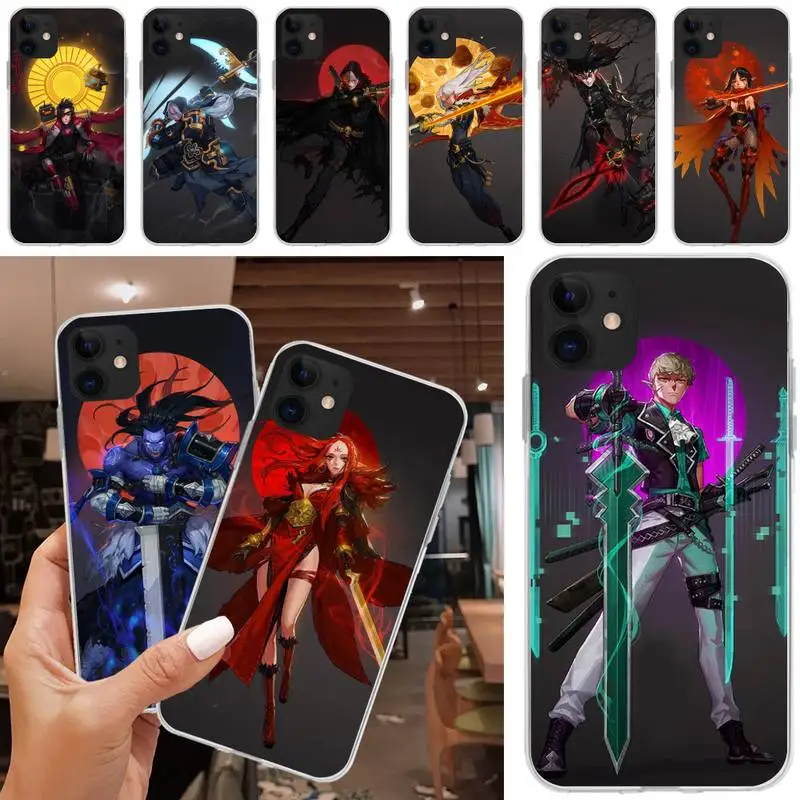 

Dungeons And Heroes Phone Case Matching Coque Transparent For Iphone XR 11 12 13 Pro X XS Max 6 7 8 6s Plus SE2020 Case