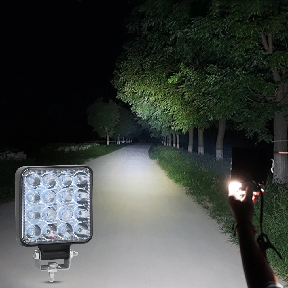 Светодиодная мини-панель для внедорожника 12 В 24 квадрасветодиодный светодиодная