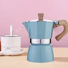 Бытовая Алюминиевая кофеварка, набор кофейников, восьмиугольные перколяторы для эспрессо, бытовые кухонные инструменты