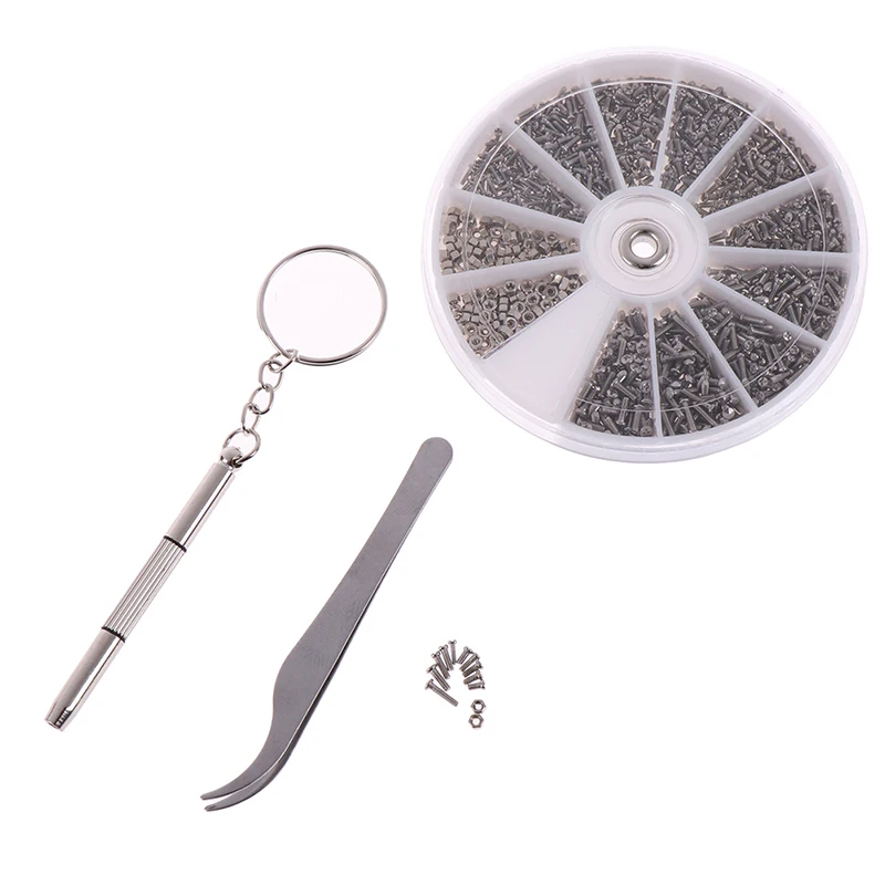 Набор инструментов для ремонта миниатюрных винтов и гаек с микро-отверткой