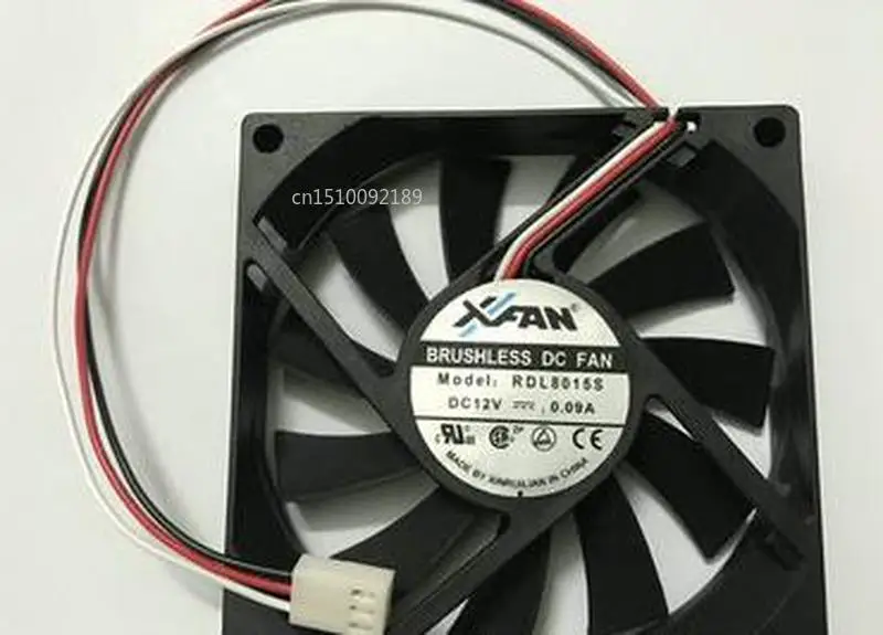 

for XFAN 8015 RDL8015S DC12V 0.09A 3-wire ultra-quiet cooling fan