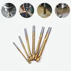 6 шт., зубчатые спиральные сверла