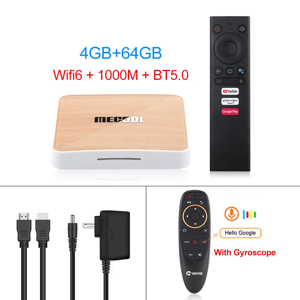 

ТВ-приставка KM6 Deluxe Edition Amlogic S905X4, Android 10, 4 + 64 ГБ, Wi-Fi, 6 + 32 ГБ, AV1 BT5.0, 1000 м
