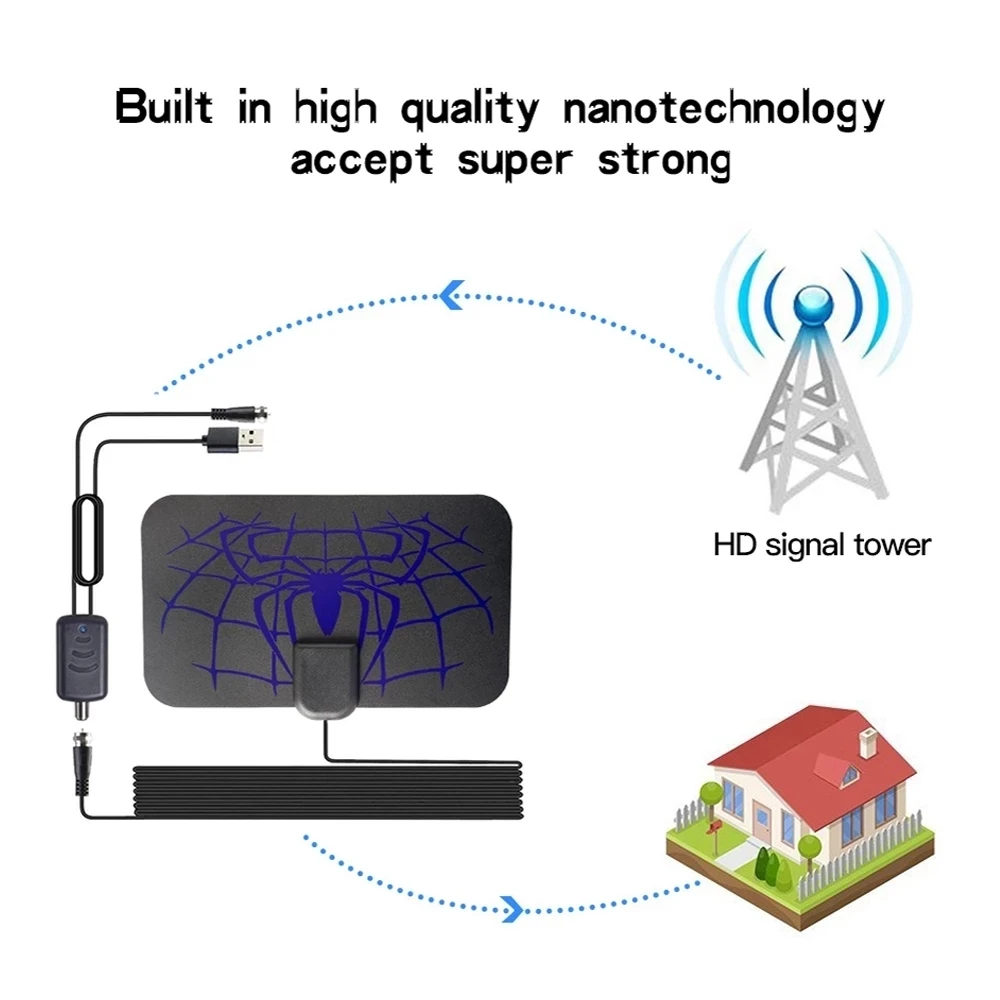 Высококачественная цифровая ТВ-антенна с радиусом 1500 миль Φ isdb-tb ресивер