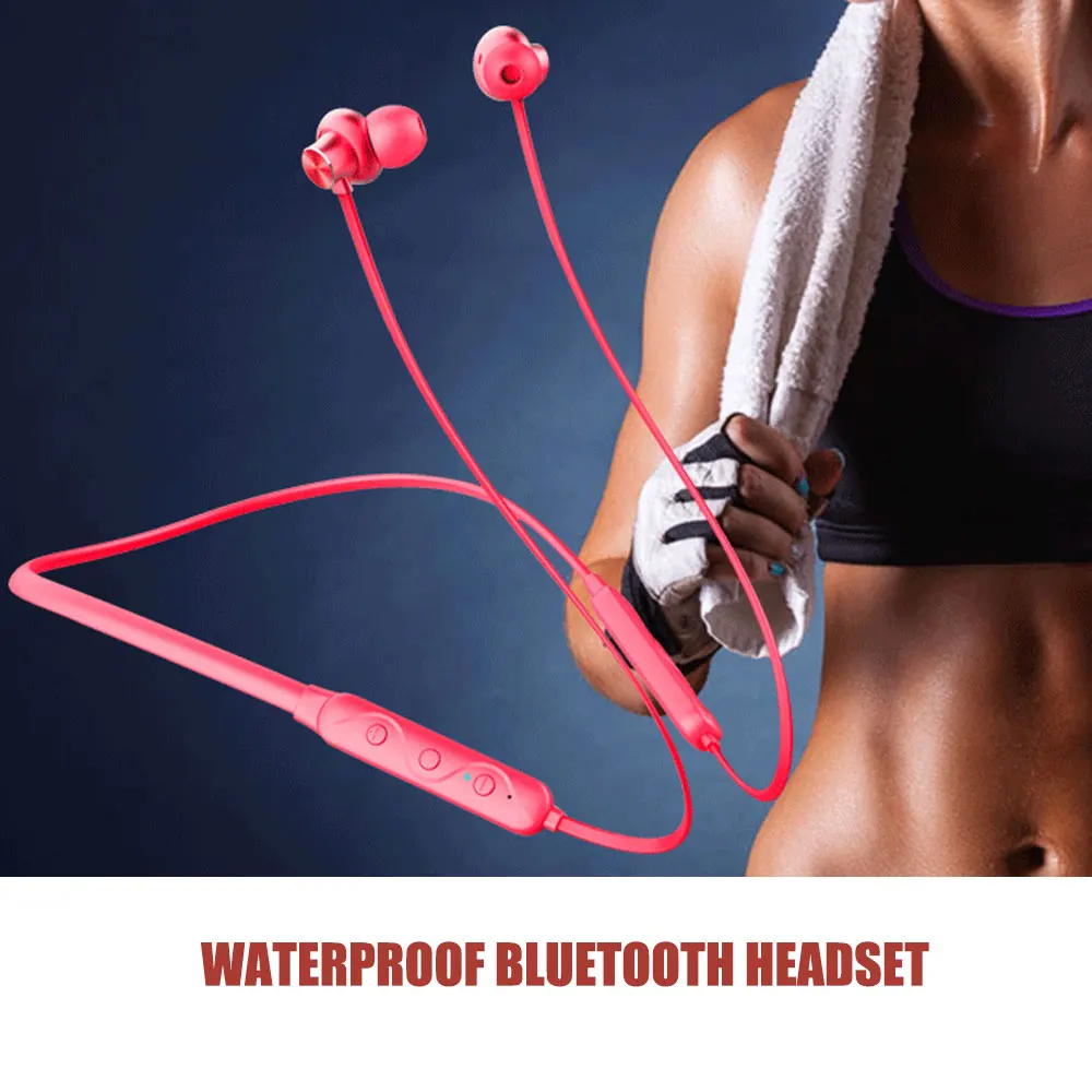 Новинка bluetooth наушники с креплением на шею магнитная Водонепроницаемая