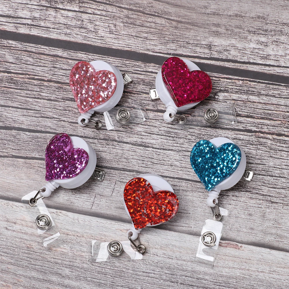 1 шт. выдвижной значок медсестры катушка Клип Модный горный хрусталь аксессуар