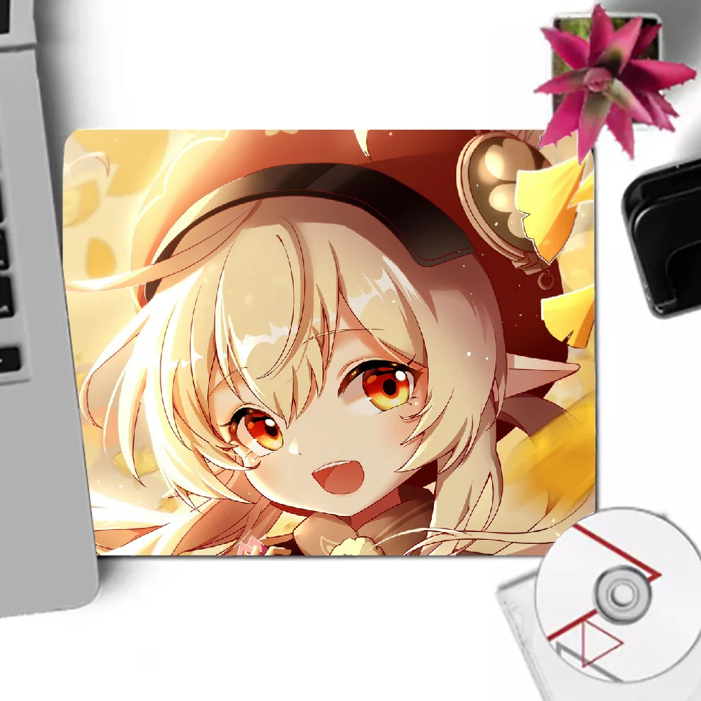 

Anime Genshin Impact Klee Gaming Mouse Pad PC Mousepad Game Pad Cartoon Rubber Mouse Pad Office Keyboard Pad