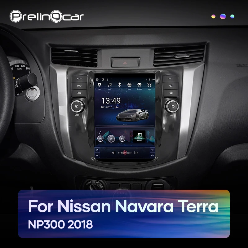 Автомобильный радиоплеер Android 10 для Nissan Navara Terra NP300 2018 мультимедийный видео