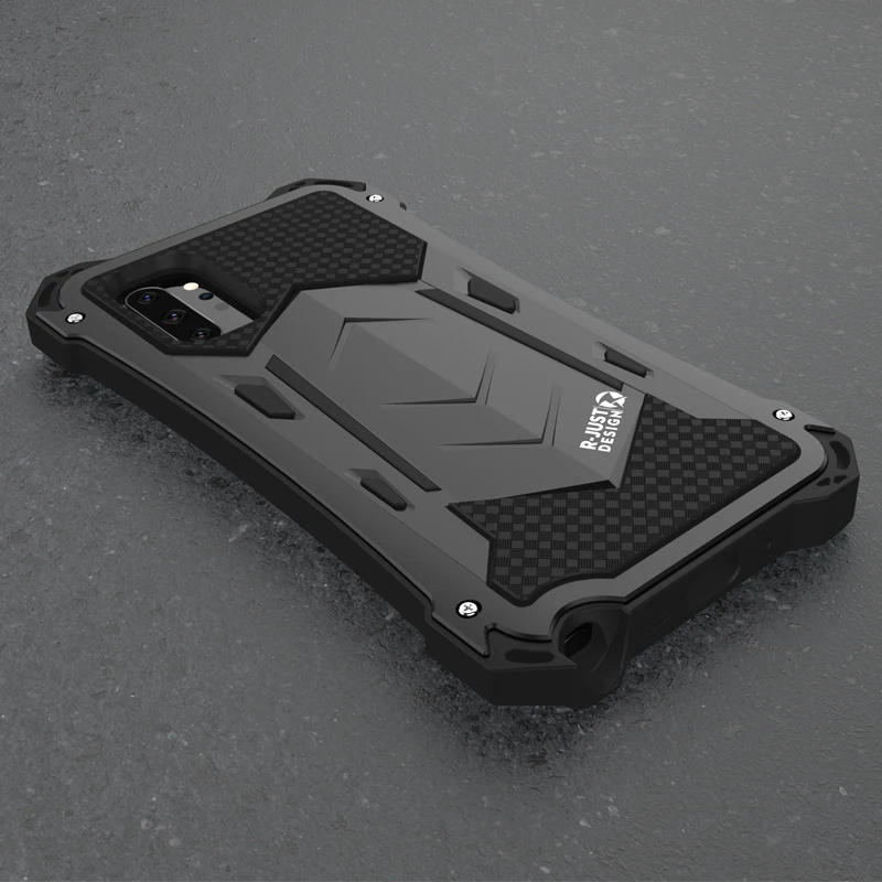 Повседневный водонепроницаемый чехол для Samsung Galaxy Note 10/ Plus Роскошный Алюминиевый