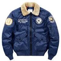 flight pilot jackets fashion hip hop streetwear embroidery red blue black windproof bomber jacket men cotton liner coat autumn