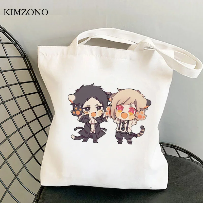 

Сумка для покупок Bungou Stray Dogs, тканевая, сумка для продуктов