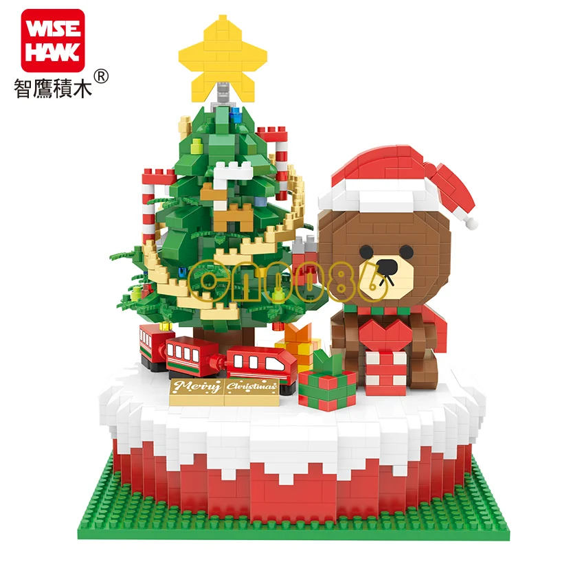 Бриллиантовые блоки Wisehawk мини кирпичи для строительства торта Детская Сборная