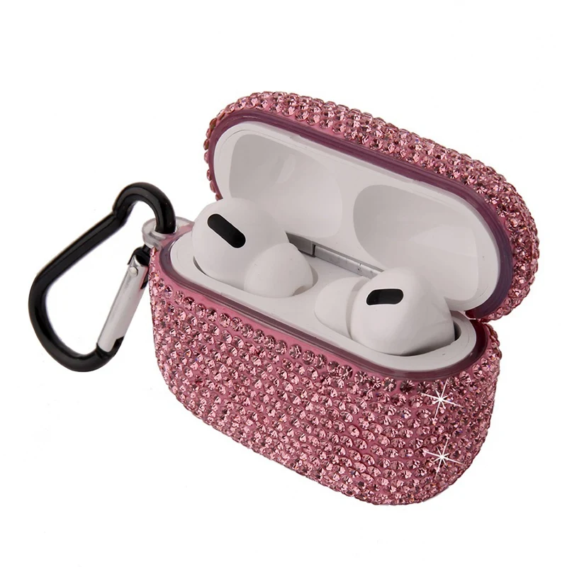 

Diamond Bling Glitter Bluetooth Wireless Earphone Case for AirPods Pro 3 Protective Cover Accessories for Apple Air pods Case