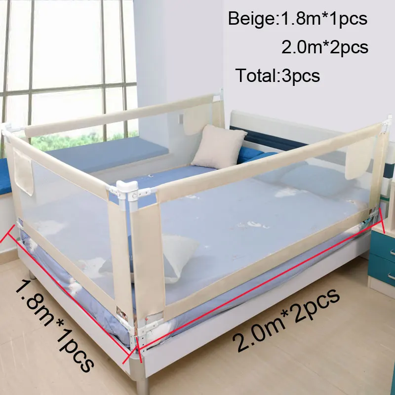 Dbeige1.8x2.0x2.0 Складные Безопасные ворота безопасности для детей, ограждение для детской кроватки, барьер для детей, Детский манеж, загон для детской площадки - Цвет: Dbeige1.8x2.0x2.0
