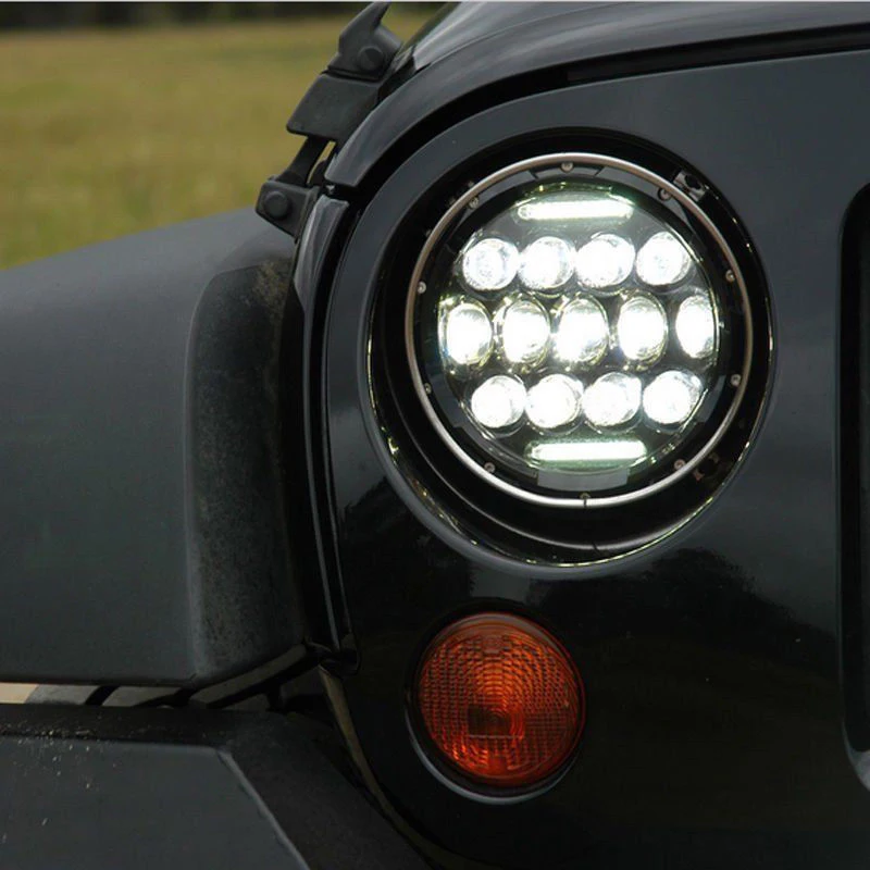 Установка светодиодных фар на ниву - 83 фото