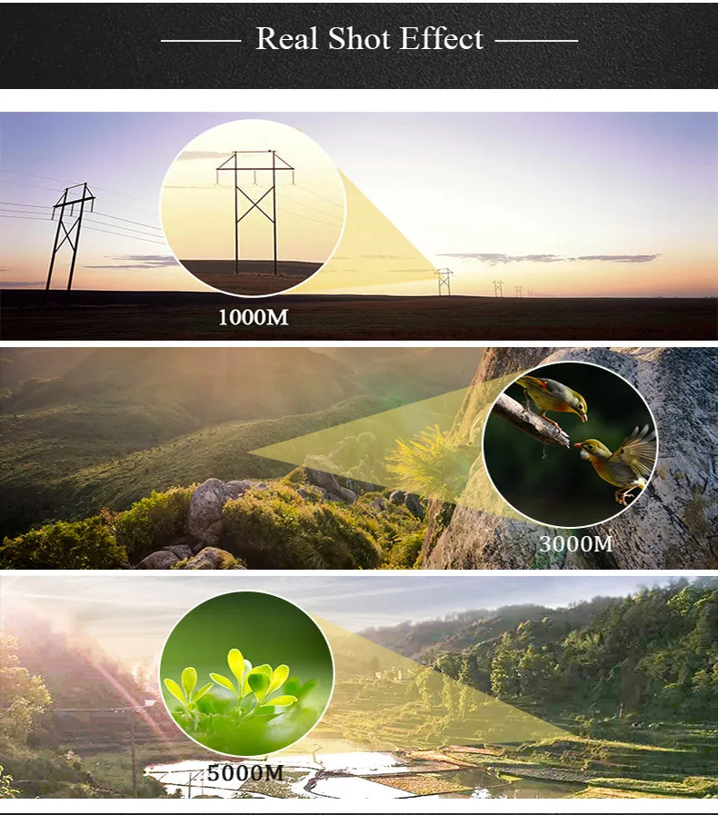 Бинокль 10X42 телескоп с большим увеличением профессиональный водонепроницаемый