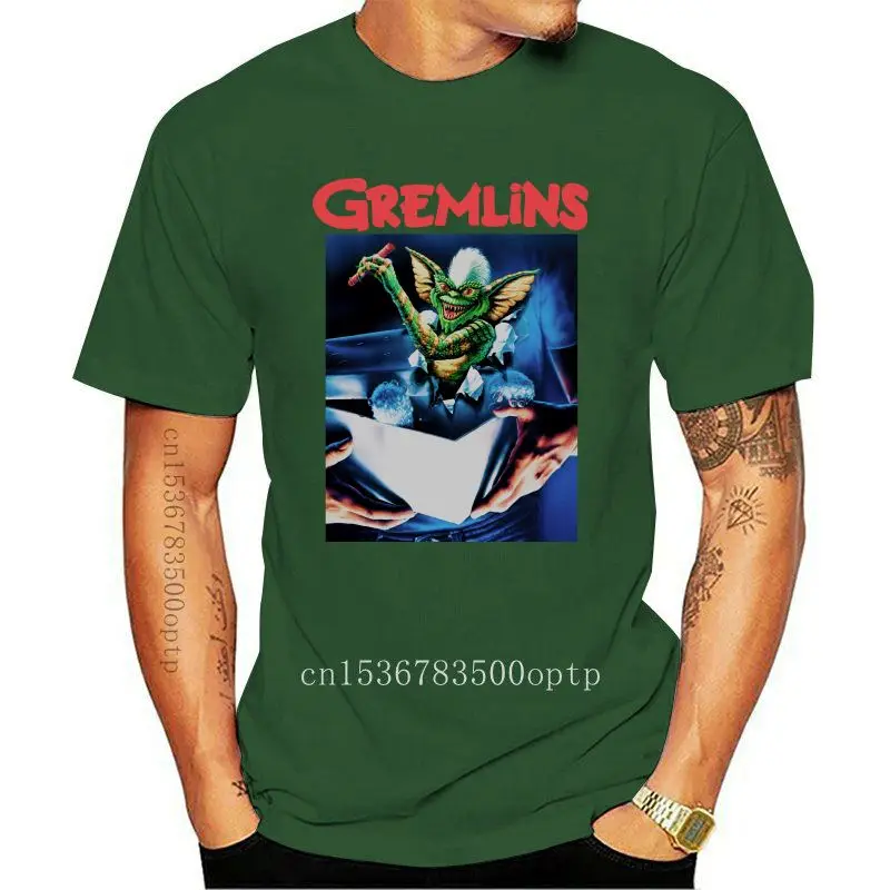 

Дизайнерская футболка Gremlins, футболка Gremlins с коротким рукавом, хлопковая футболка, потрясающая 4xl графическая Мужская Пляжная футболка