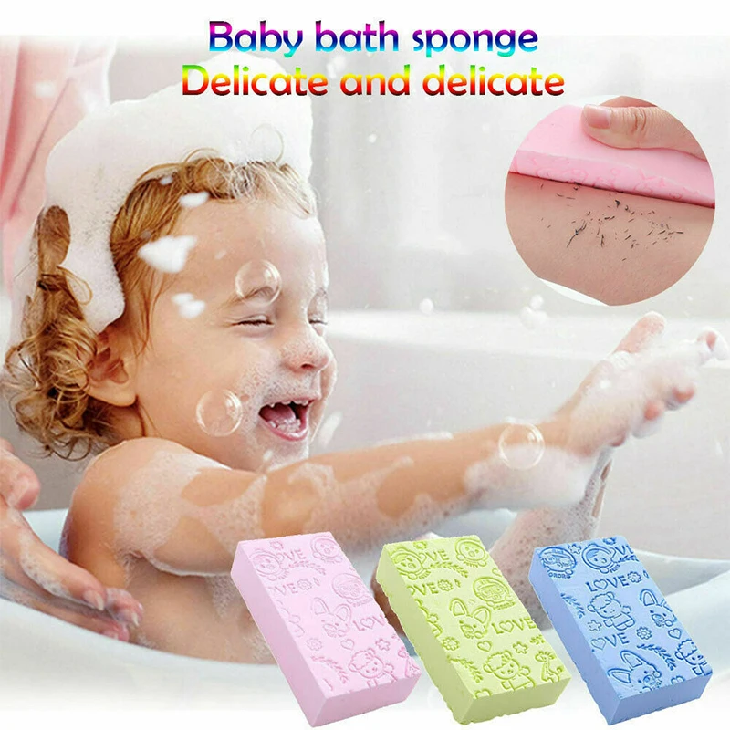 

Bath Sponge Bath Brushes New Beauty Skin Exfoliating Shower Massager Body Clean Baby Bath Sponge Dead Skin Remover Wash Tool