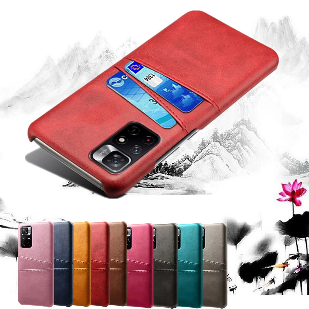 

Xiaomi Poco M4 Pro Card Slots Cover For Xiaomi Poco M4 M3 Pro 5G C3 F3 X3 GT NFC Funda Slim Retro PU Leather Case For Poco X3 F2