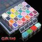 Ящик для хранения с 2856 отделениями, с кристаллами, бусинами, наборы для рисования, стразы для ногтевого дизайна, ящик для хранения бусин, чехол-Органайзер