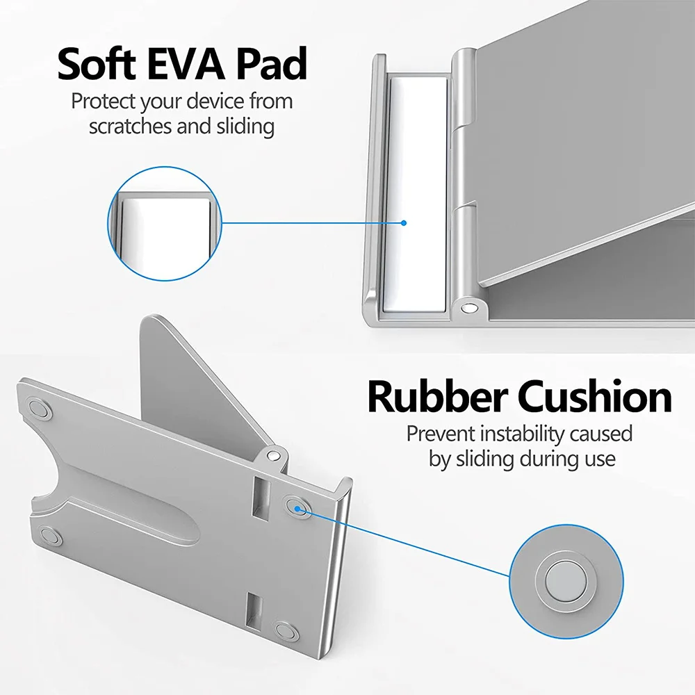 foldable phone metal stand tablet holder phone stand holder non slip universal desk holder seat for iphone xiaomi huawei samsung free global shipping