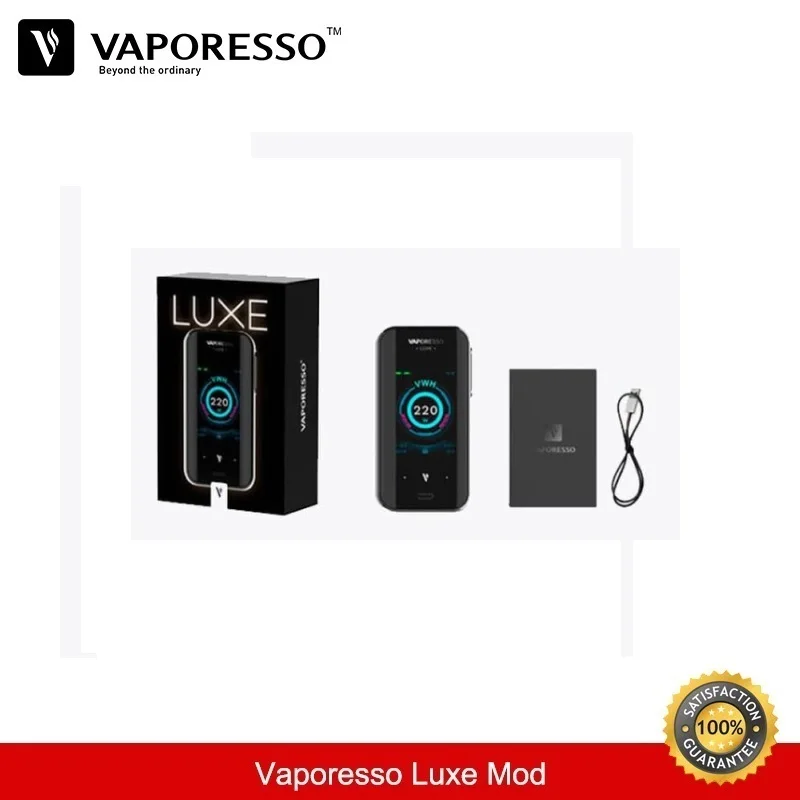 Оригинальный Vaporesso Luxe 220 Вт бокс мод подходит для Skrr бак испаритель VS Voopoo Drag Tesla