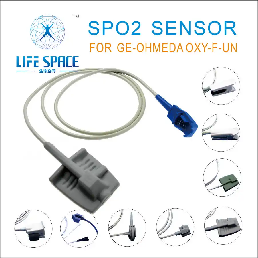 

Короткий кабель для взрослых, силиконовый многоразовый датчик насыщения кислородом Spo2 для телефона-монитор пациента