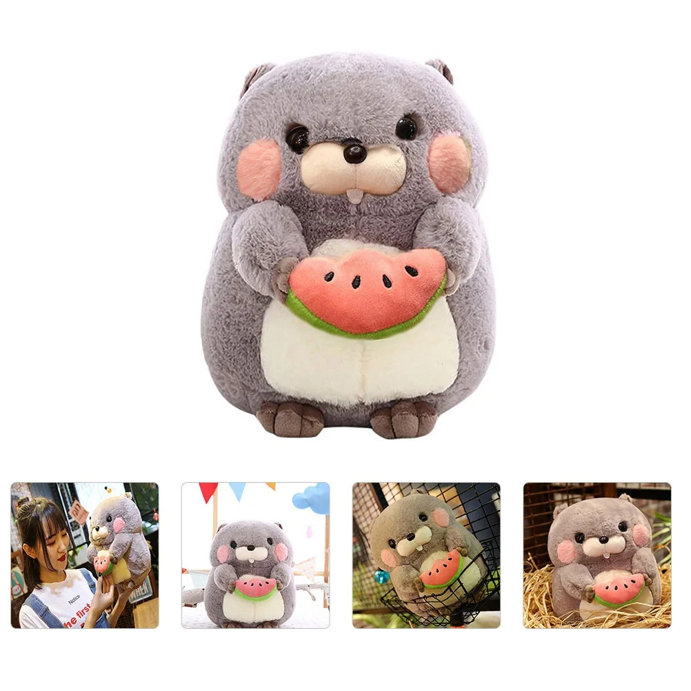 1 шт. милые плюшевые домашние тапочки с изображением сурок кукла прекрасный