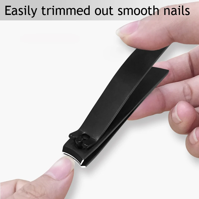 2 шт./компл. черные кусачки для ногтей с пилкой инструменты носочки триммер из