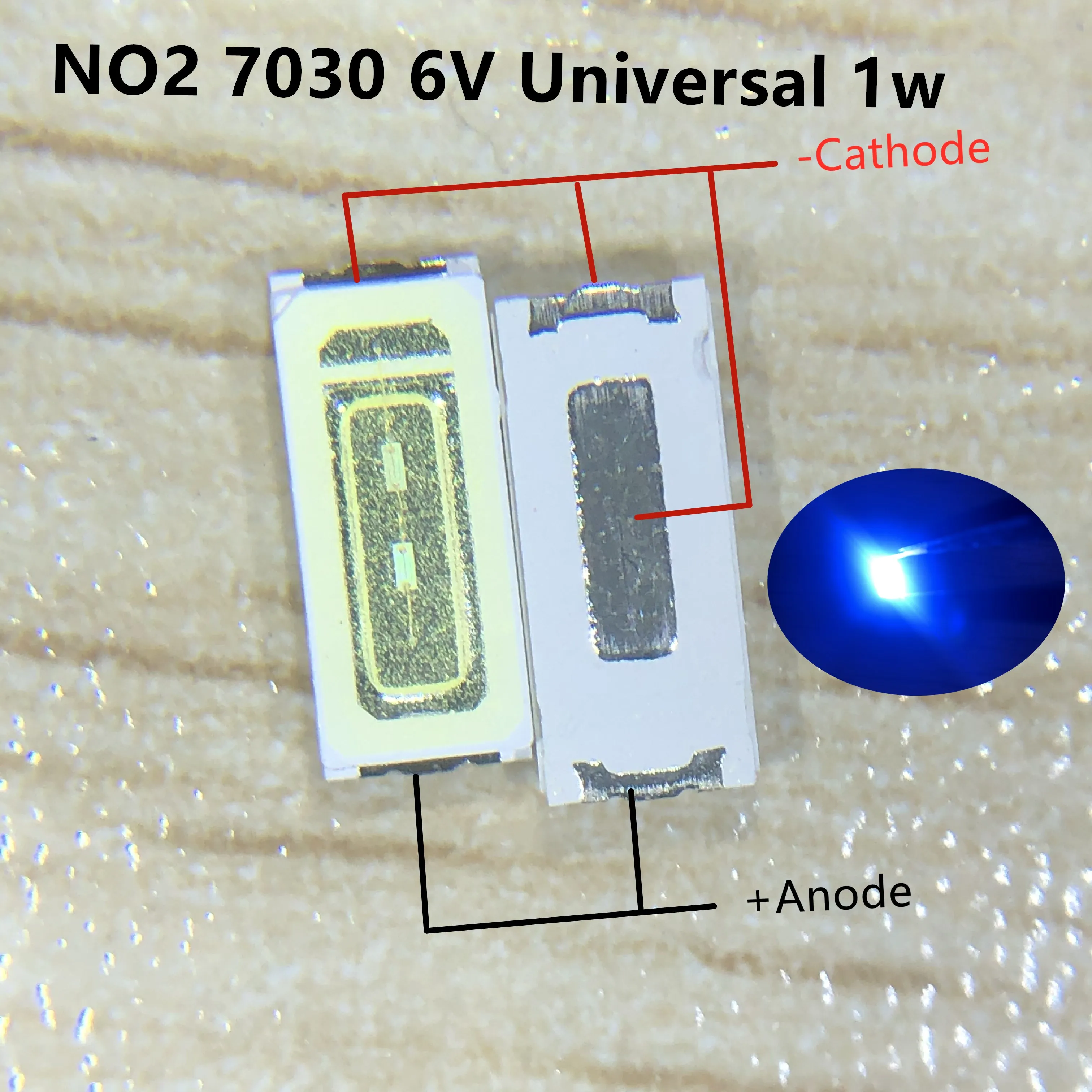 110pcs FOR Repair Sony Toshiba Sharp LED LCD TV backlight Seoul SMD LEDs 7030 6V Cold white light emitting diode STWBX2S0E - купить по