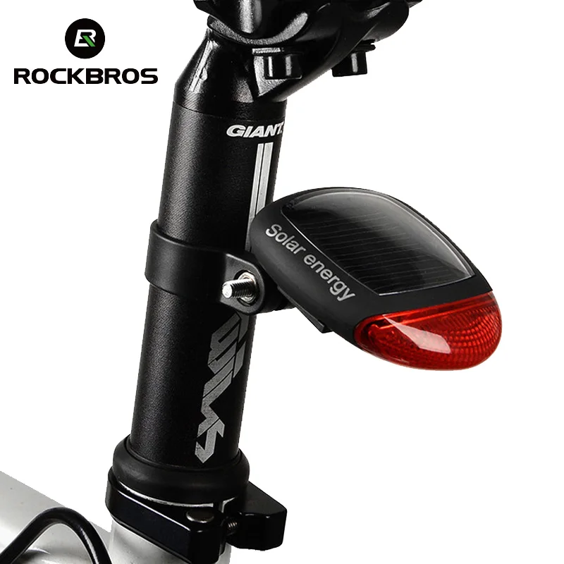 Фсветильник задний велосипедный ROCKBROS светодиодный Предупреждение 2 режима